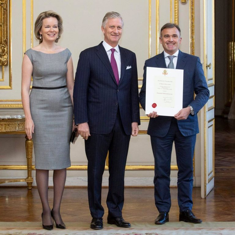 Cosyns en compagnie de la Reine et du Roi