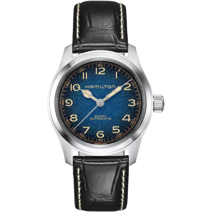 Montre Hamilton Khaki Field Murph Bleu Auto H70405740