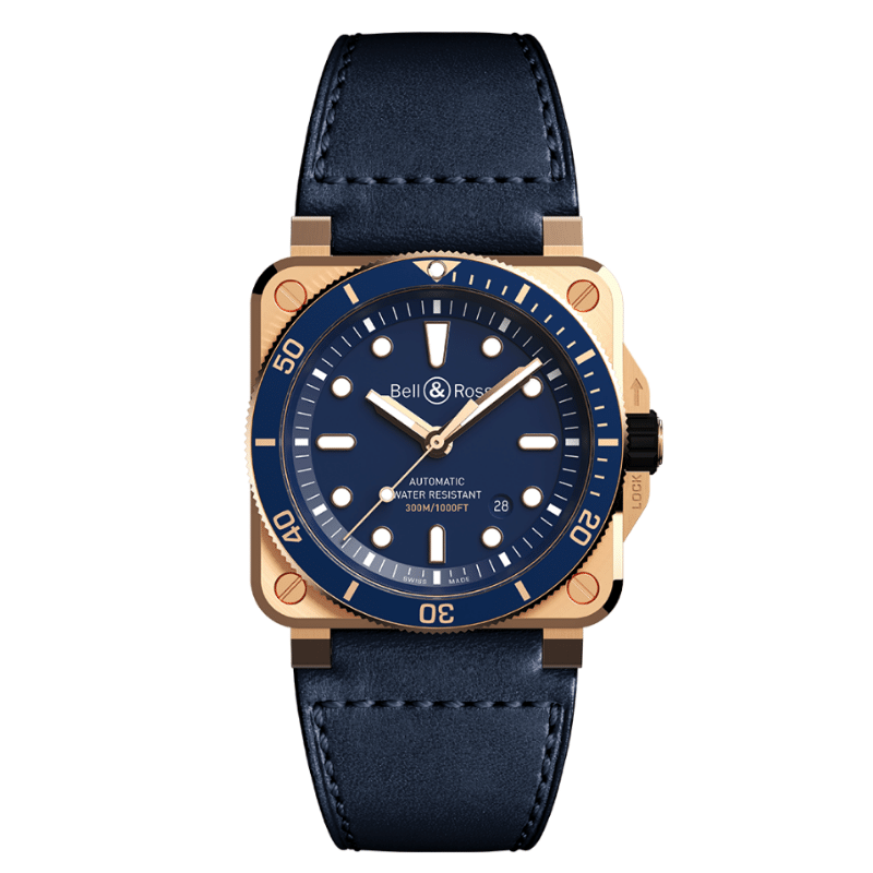 [BR0392-D-LU-BR/SCA] Montre Bell & Ross BR03-92 Diver Blue BR0392-D-LU-BR/SCA