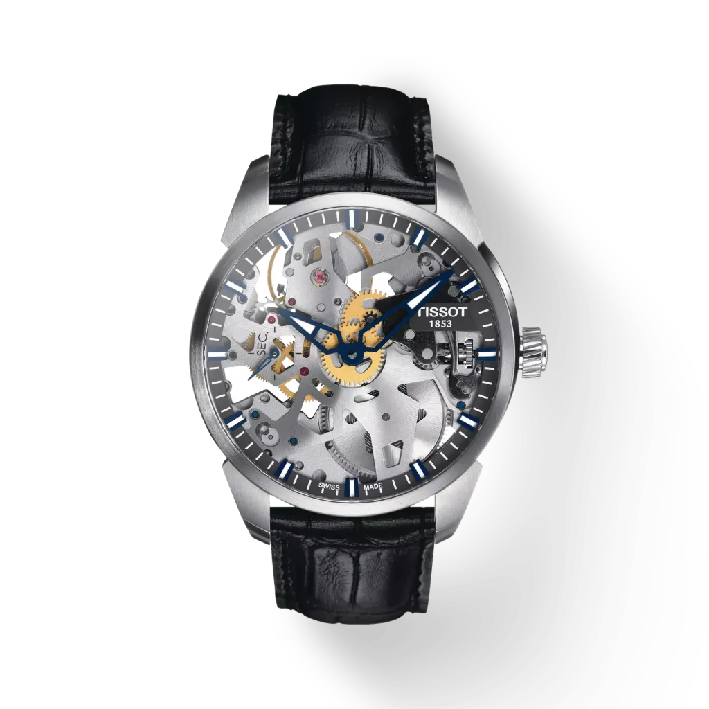 [T070.405.16.411.00] Montre Tissot T-Complication Squelette 43mm T070.405.16.411.00