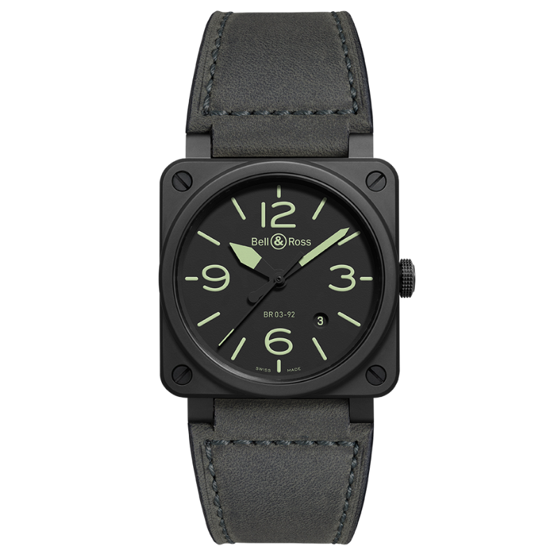 [BR0392-BL3-CE/SCA] Montre Bell & Ross BR 03-92 Nightlum BR0392-BL3-CE/SCA