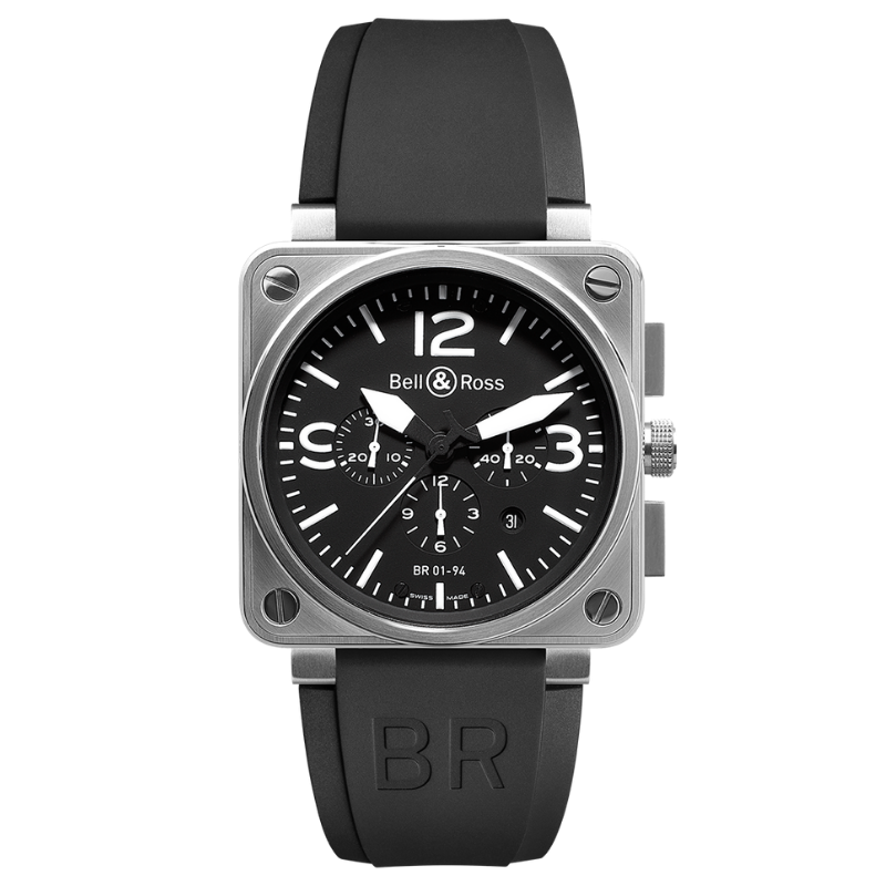 [BR0194-BL-ST] Montre Bell & Ross BR 01-94 Steel BR0194-BL-ST