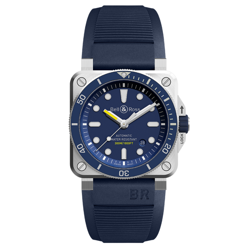 [BR0392-D-BU-ST/SRB] Montre Bell & Ross BR 03-92 Diver Blue BR0392-D-BU-ST/SRB
