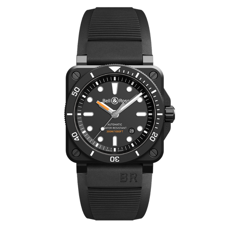Montre Bell & Ross BR 03-92 Diver Black Matte BR0392-D-BL-CE/SRB
