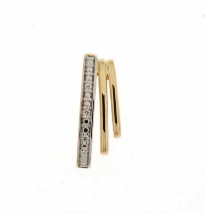 [064800/A] Pendentif Sélection Cosyns Bicolore 18 carats 064800/A