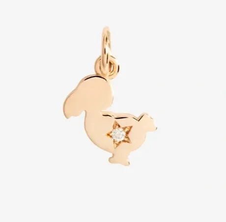 [DMC4014-JUN30-DB09R] Pendentif DoDo en Or Rose DMC4014-JUN30-DB09R