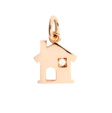 [DMC4013-HOUSE-DB09R] Pendentif DoDo en Or Rose DMC4013-HOUSE-DB09R
