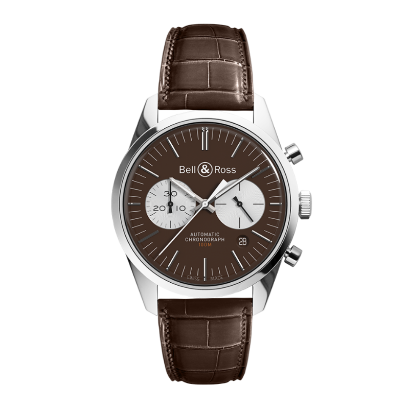 [BRG126-BRN-ST/SCR] Montre Bell & Ross BR 126 BRG126-BRN-ST/SCR