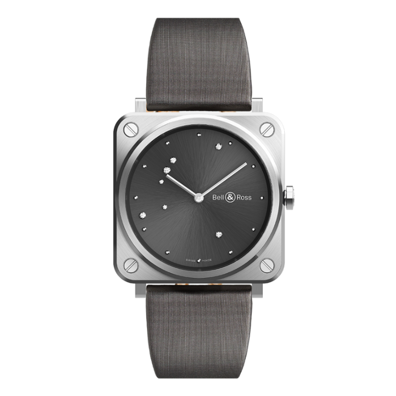[BRS-ERU-ST/SCA] Montre Bell & Ross BRS Grey Diamond Eagle BRS-ERU-ST/SCA