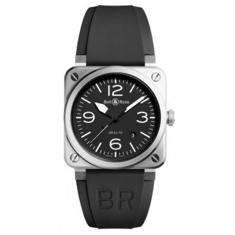[BR0392-BLC-ST] Montre Bell & Ross BR 03-92 Black Steel BR0392-BLC-ST