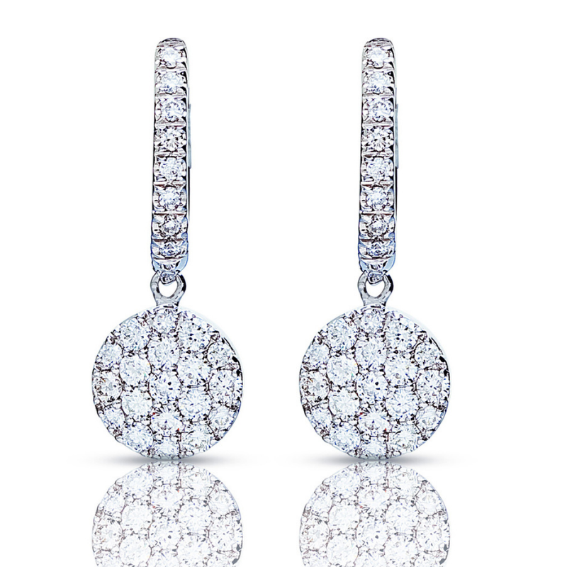 [93FL08A] Boucles d'oreilles One More Eolo Or Blanc 93FL08A