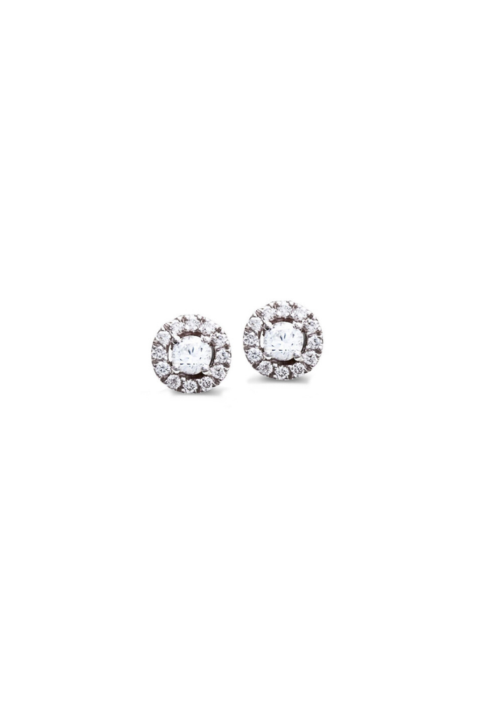 [047607A] Boucles d'oreilles One More Salina Or Blanc 047607A