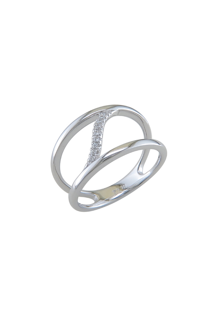Sélection Cosyns bague en or blanc et diamant R30312
