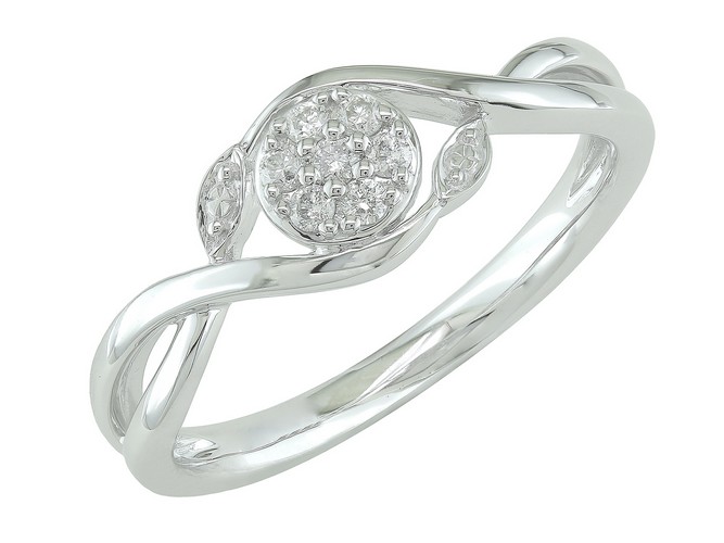[BA-OB-063] Bague en or blanc 18 carats et diamants BA-OB-063