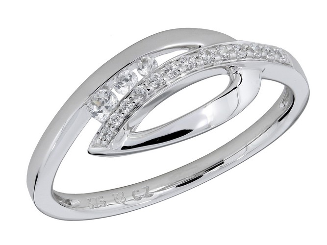 [BA-OB-586] Bague en or blanc 18 carats et diamants BA-OB-586