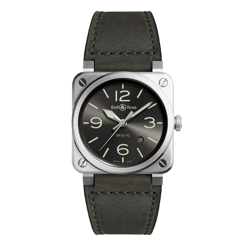 Montre Bell & Ross BR 03-92 Grey Lum BR0392-GC3-ST/SCA
