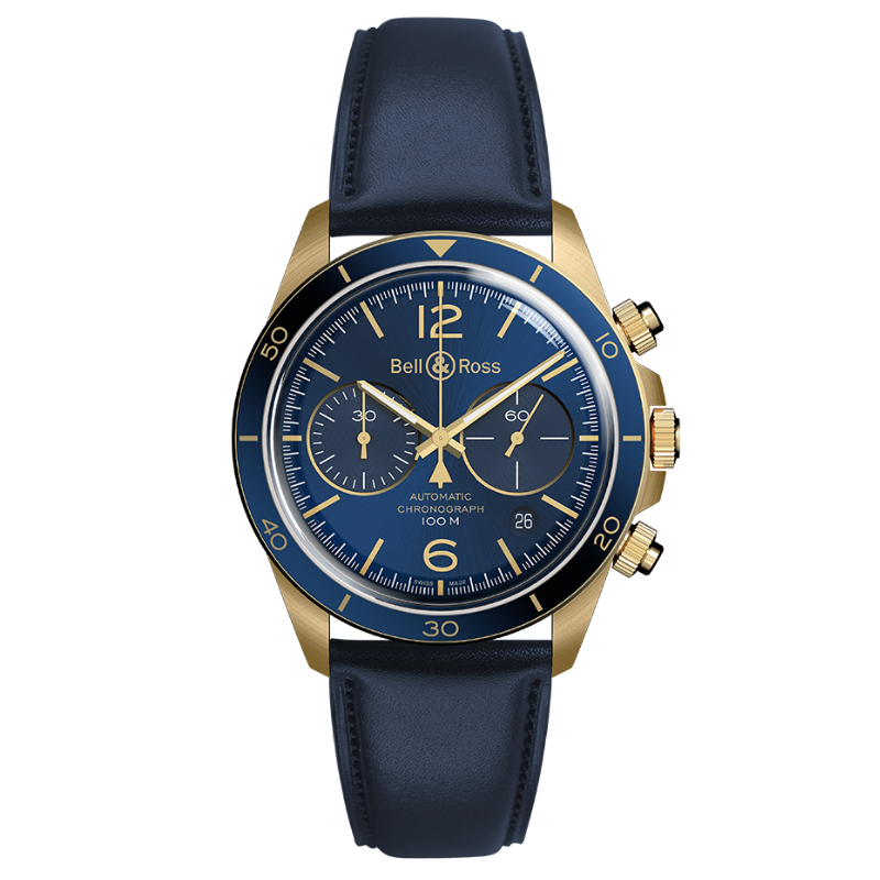 [BRV294-BLU-BR/SCA] Montre Bell & Ross BR V2-94 Aeronavale BRV294-BLU-BR/SCA