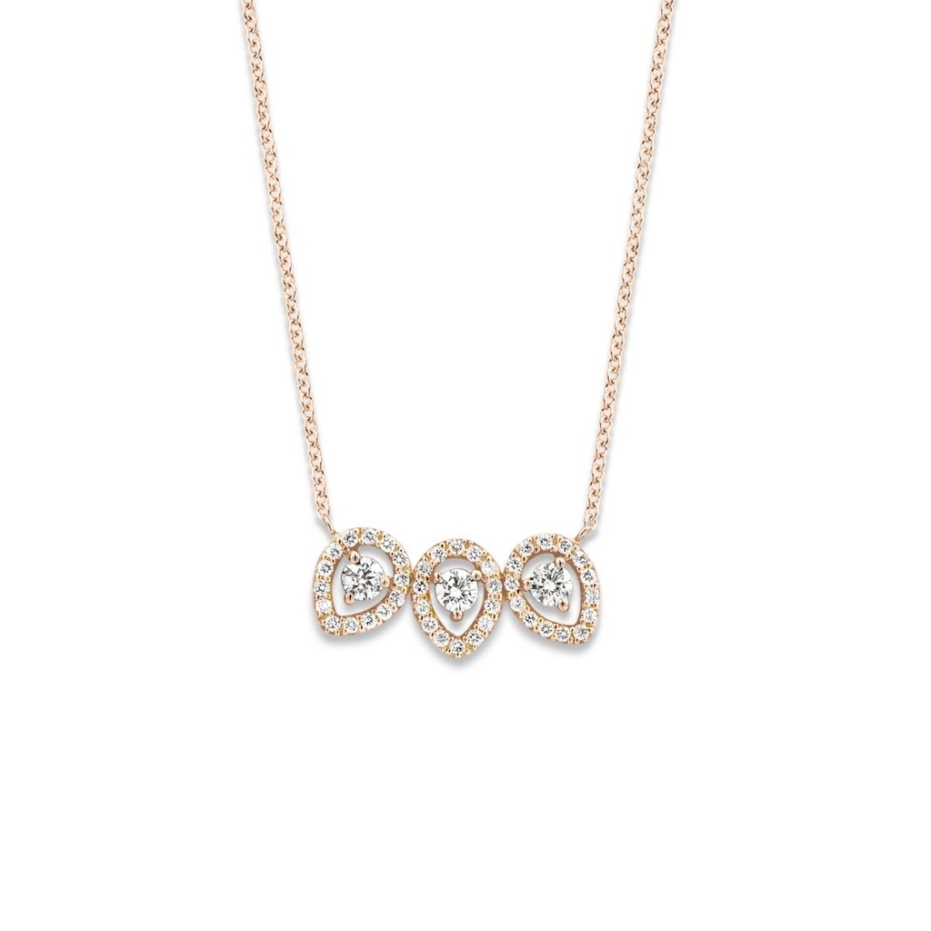 [057473A] Collier One More Salina Or Rose 057473A