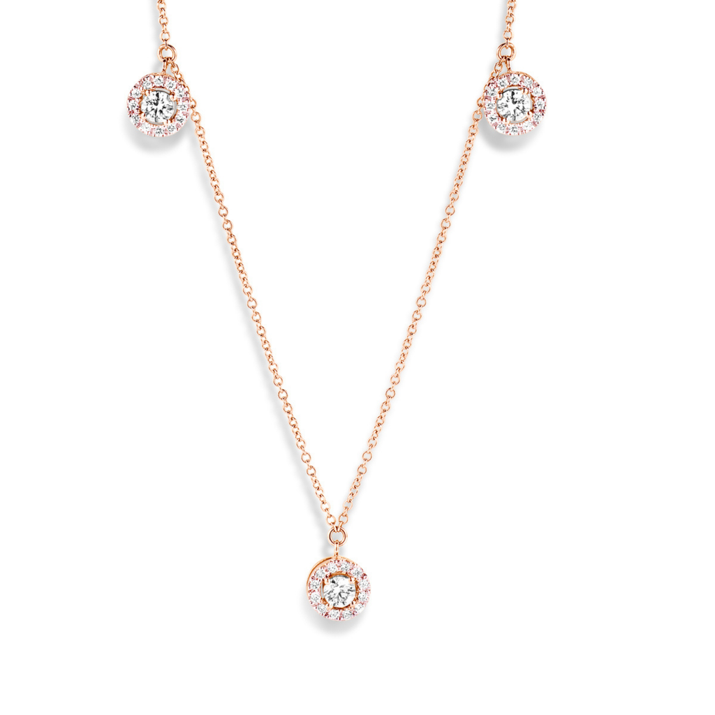 [059079A] Collier One More Salina Or Rose 059079A