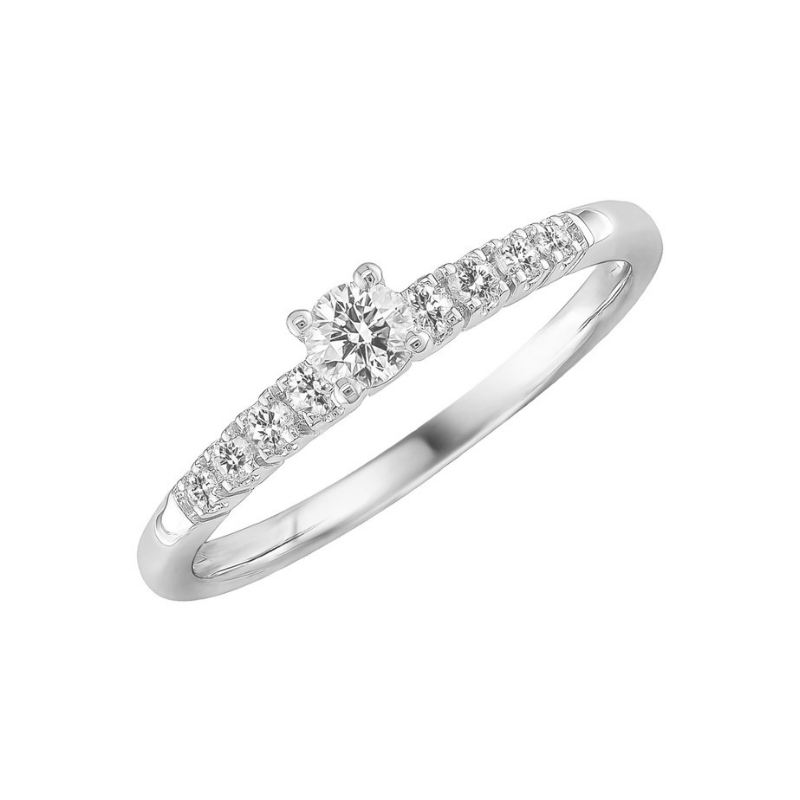 [JA6323] Bague Sélection Cosyns JA6323 Or Blanc 18 carats et diamant