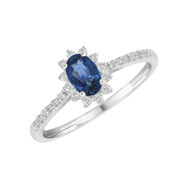 Bague Sélection Cosyns JA6539 Or Blanc 18 carats et diamant