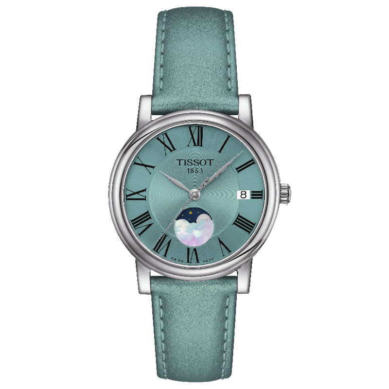 Montre Tissot T-Classic Carson Lady Moonphase T122.223.16.353.00
