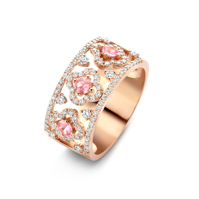 [064402XA] Bague One More Salina Or Rose 064402XA