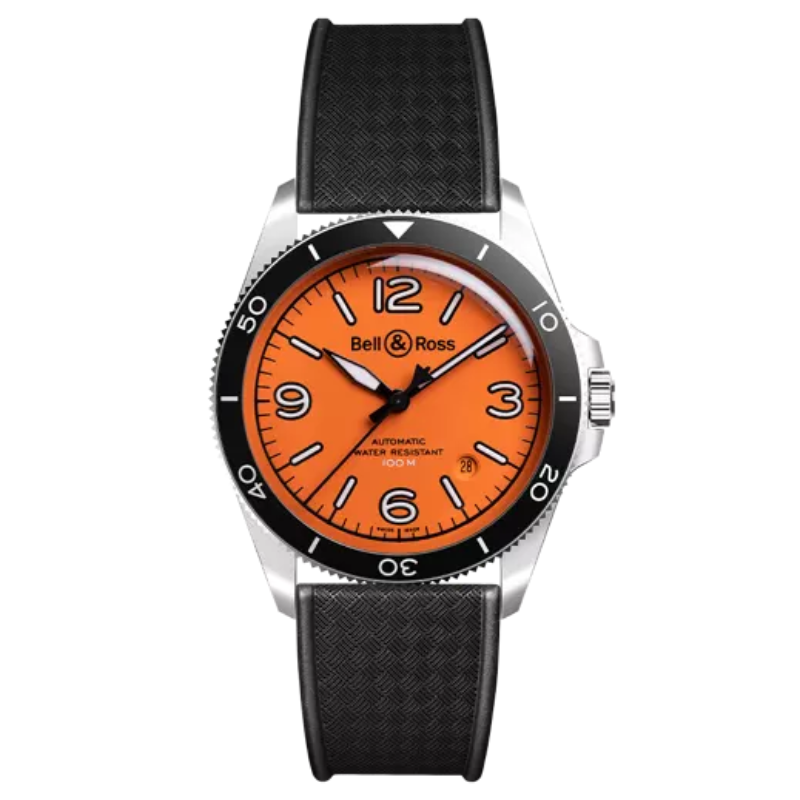 [BRV292-O-ST/SRB] Montre Bell & Ross BR V2-92 Orange BRV292-O-ST/SRB