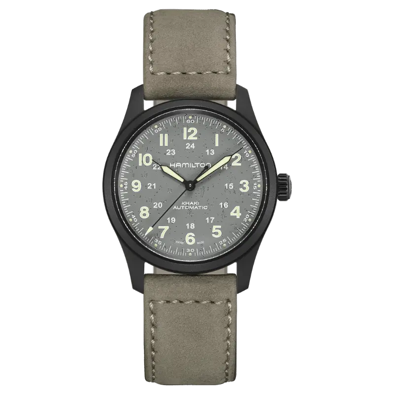 Montre Hamilton Khaki Field Titanium Auto H70215880