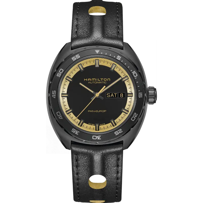 [H35425730] Montre Hamilton American Classic Pan Europ H35425730