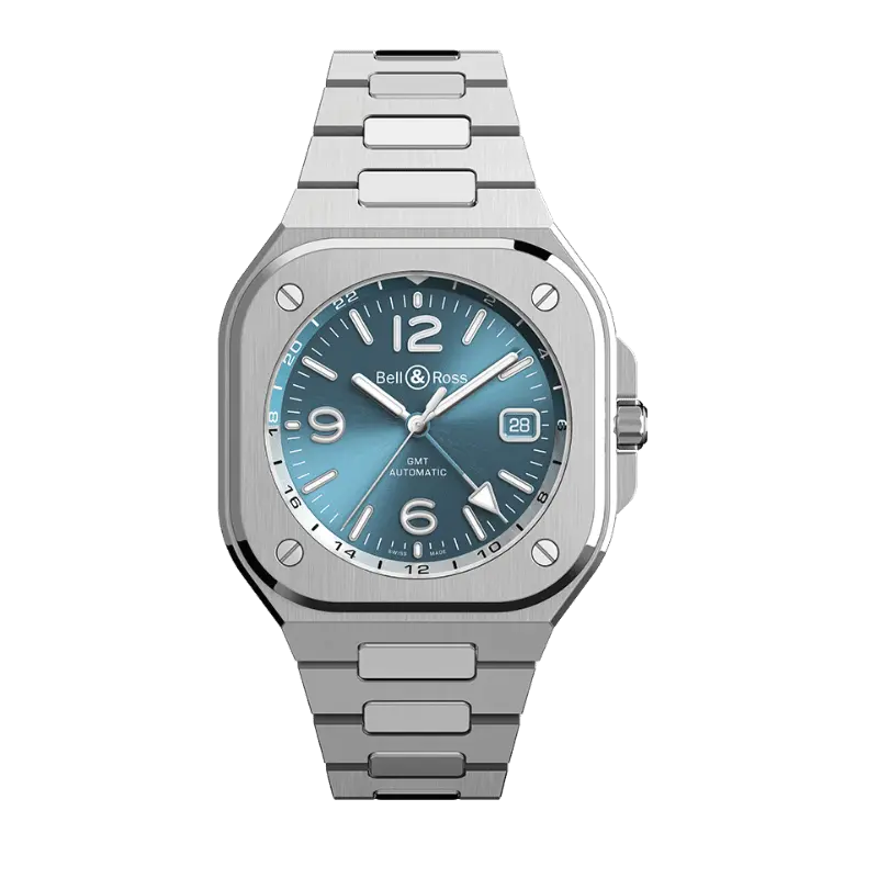 [BR05G-PB-ST/SST] Montre Bell & Ross BR 05 GMT Sky Blue BR05G-PB-ST/SST
