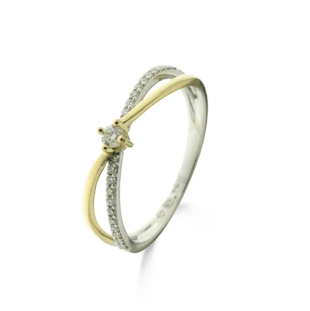 Bague Sélection Cosyns Bicolore 18 carats 060116/A