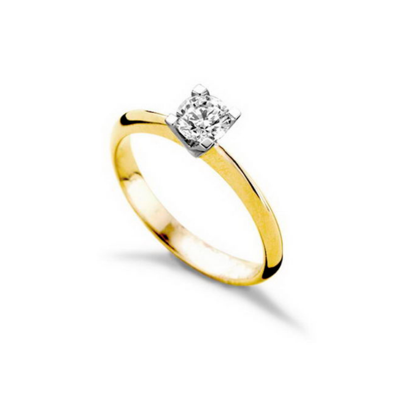 Bague Sélection Cosyns JA1254 Or Jaune 18 carats et diamant