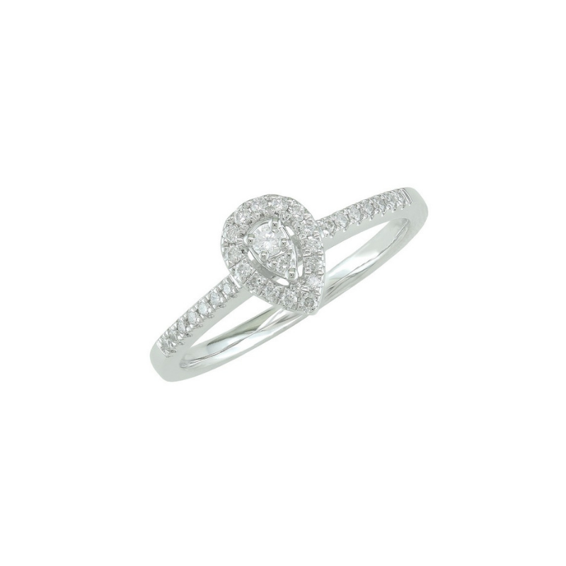 Bague Sélection Cosyns JA6048-OB Or Blanc 18 carats et diamants