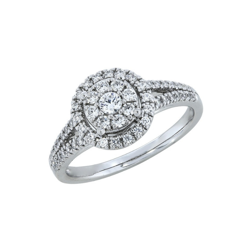 [JA5164-OB] Bague Sélection Cosyns JA5164-OB Or Blanc 18 carats et diamant