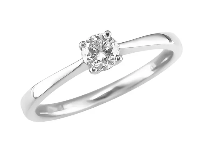 [JA1737-OB] Bague en Or Blanc JA1737-OB