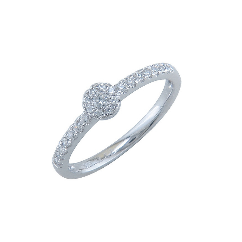 [JA4620] Bague Sélection Cosyns JA4620 Or Blanc 18 carats et diamant
