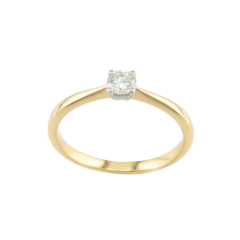 [JA1736] Bague Sélection Cosyns Or Jaune 18 carats et diamant JA1736