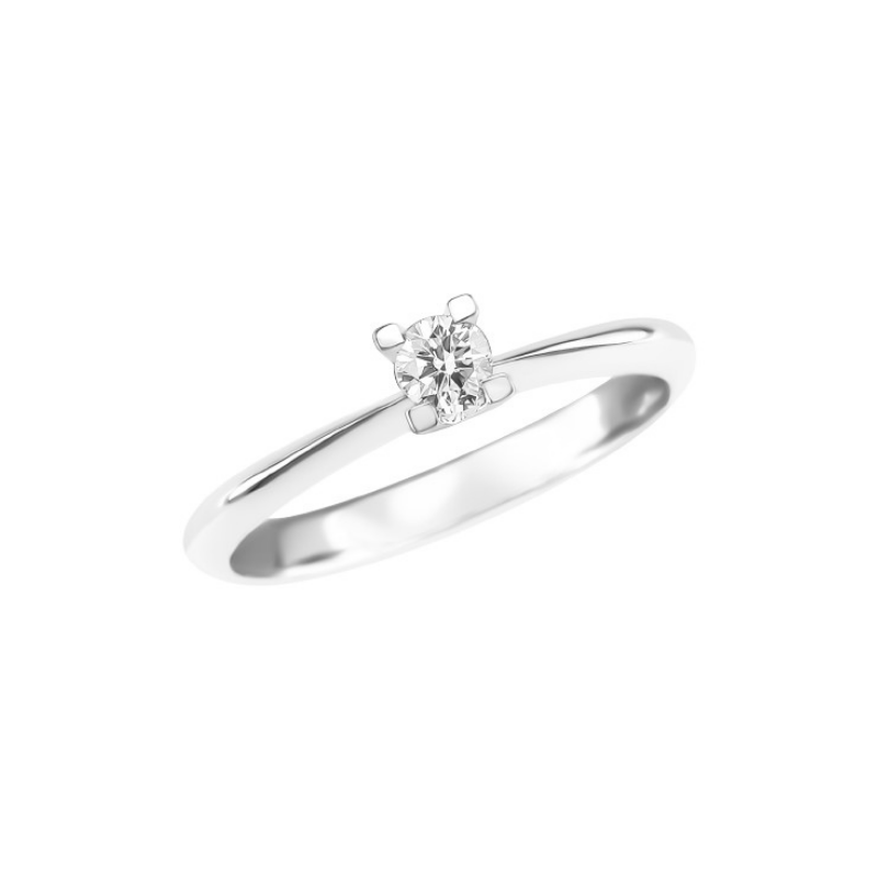 Bague Sélection Cosyns JA1253 Or Blanc 18 carats et diamant