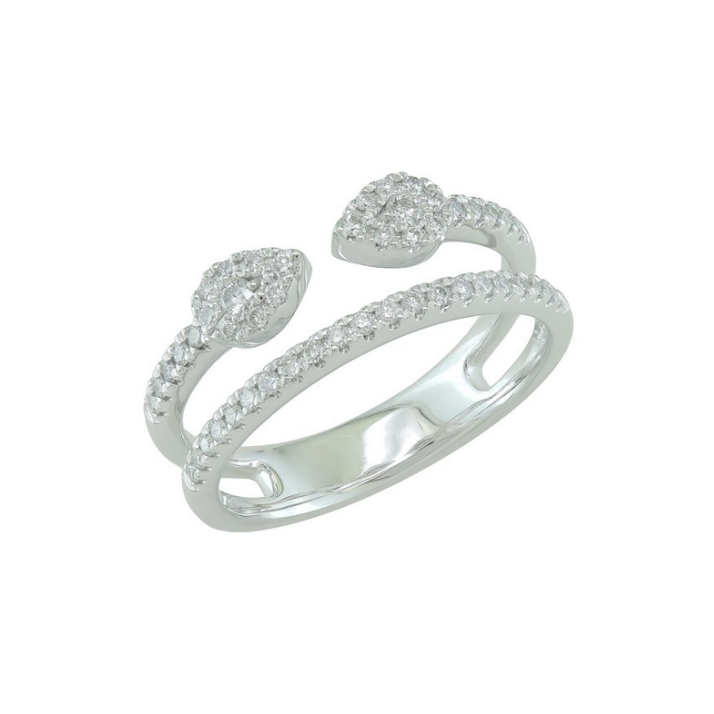 [JA6206] Bague Sélection Cosyns JA6206 Or Blanc 18 carats et diamant