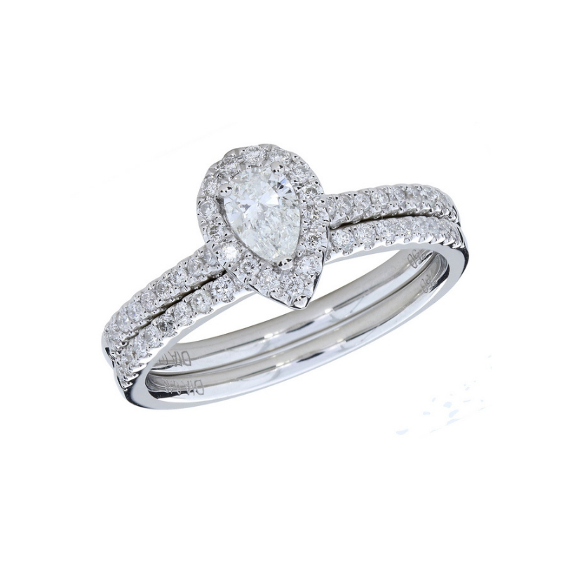 [JA5588] Bague Sélection Cosyns JA5588 Or Blanc 18 carats et diamant