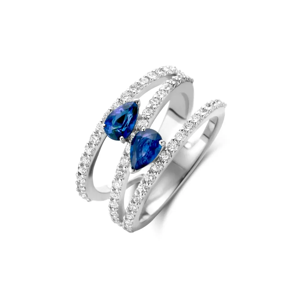 [064353/SA] Bague Sélection Cosyns en Or Blanc 18 carats 064353/SA
