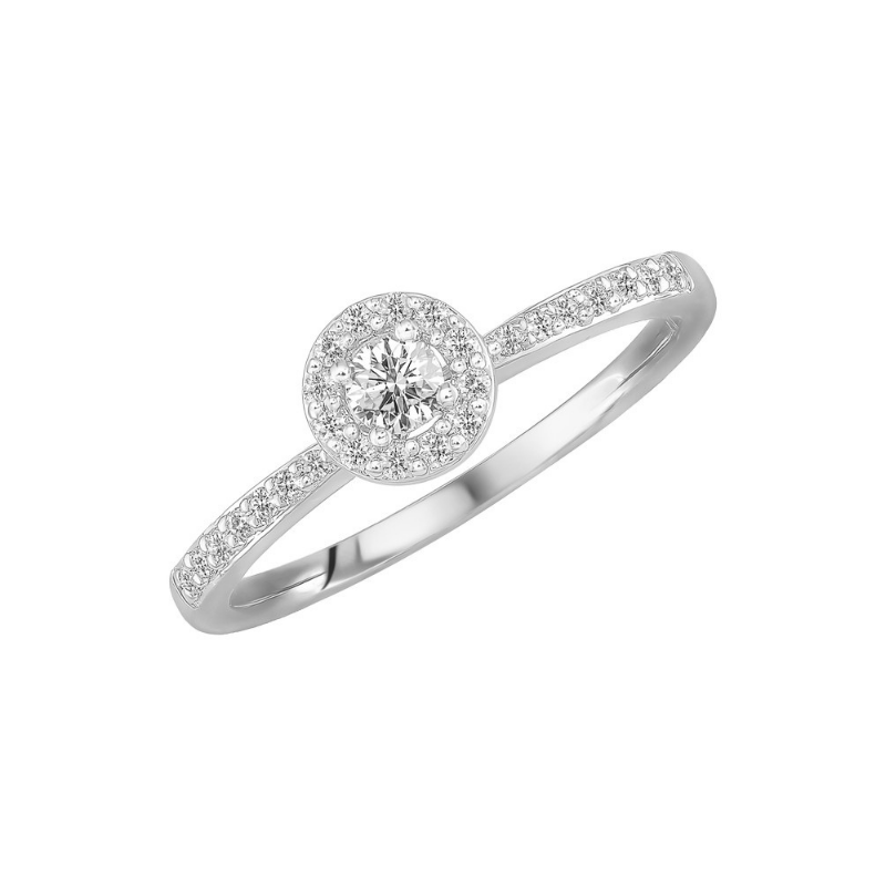 [JA6327] Bague Sélection Cosyns JA6327 Or Blanc 18 carats et diamant