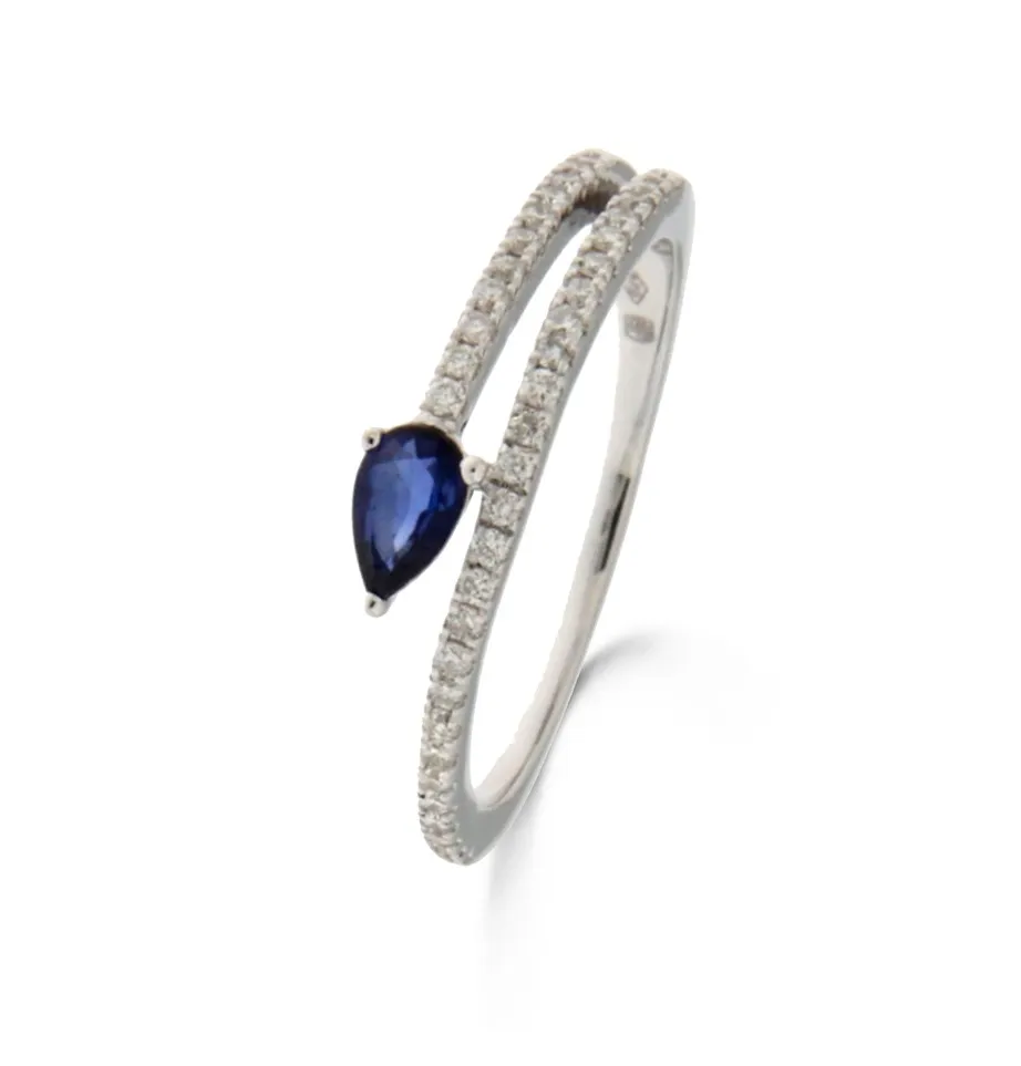 [065237/SA] Bague Sélection Cosyns en Or Blanc 18 carats 065237/SA