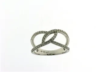 [055206/A] Bague Sélection Cosyns en Or Blanc 18 carats 055206/A