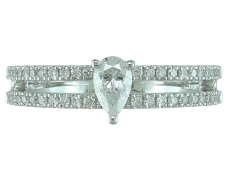 Bague Sélection Cosyns en Or Blanc 18 carats RA4790