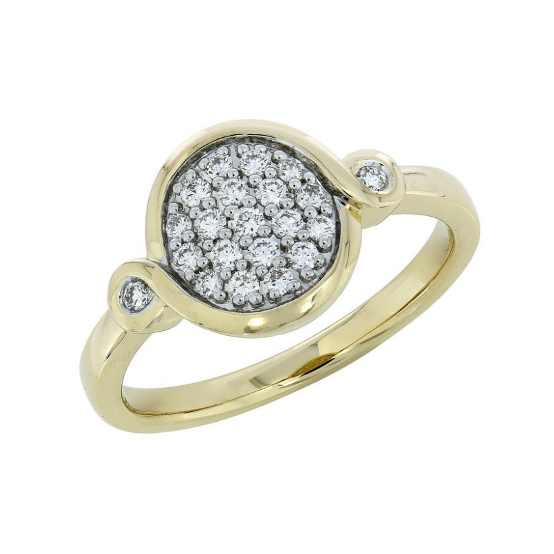 Bague Sélection Cosyns JA5078 Or Jaune 18 carats et diamant
