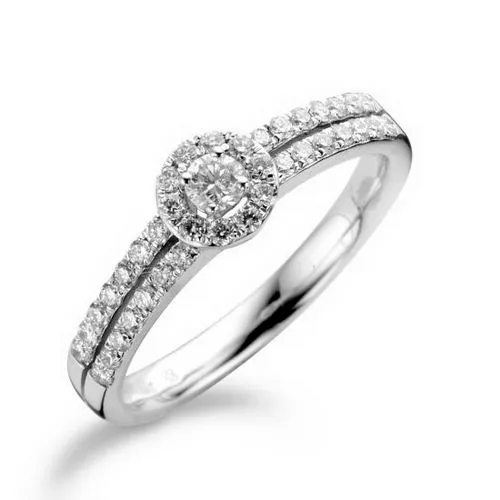[JA322] Bague Sélection Cosyns en Or Blanc 18 carats JA322