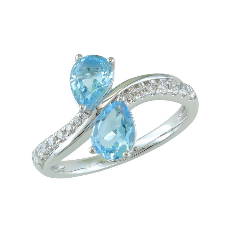 [JA5539] Bague Sélection Cosyns Or Blanc 18 carats et diamant JA5539