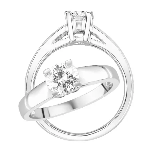 Bague Sélection Cosyns en Or Blanc 18 carats R28726